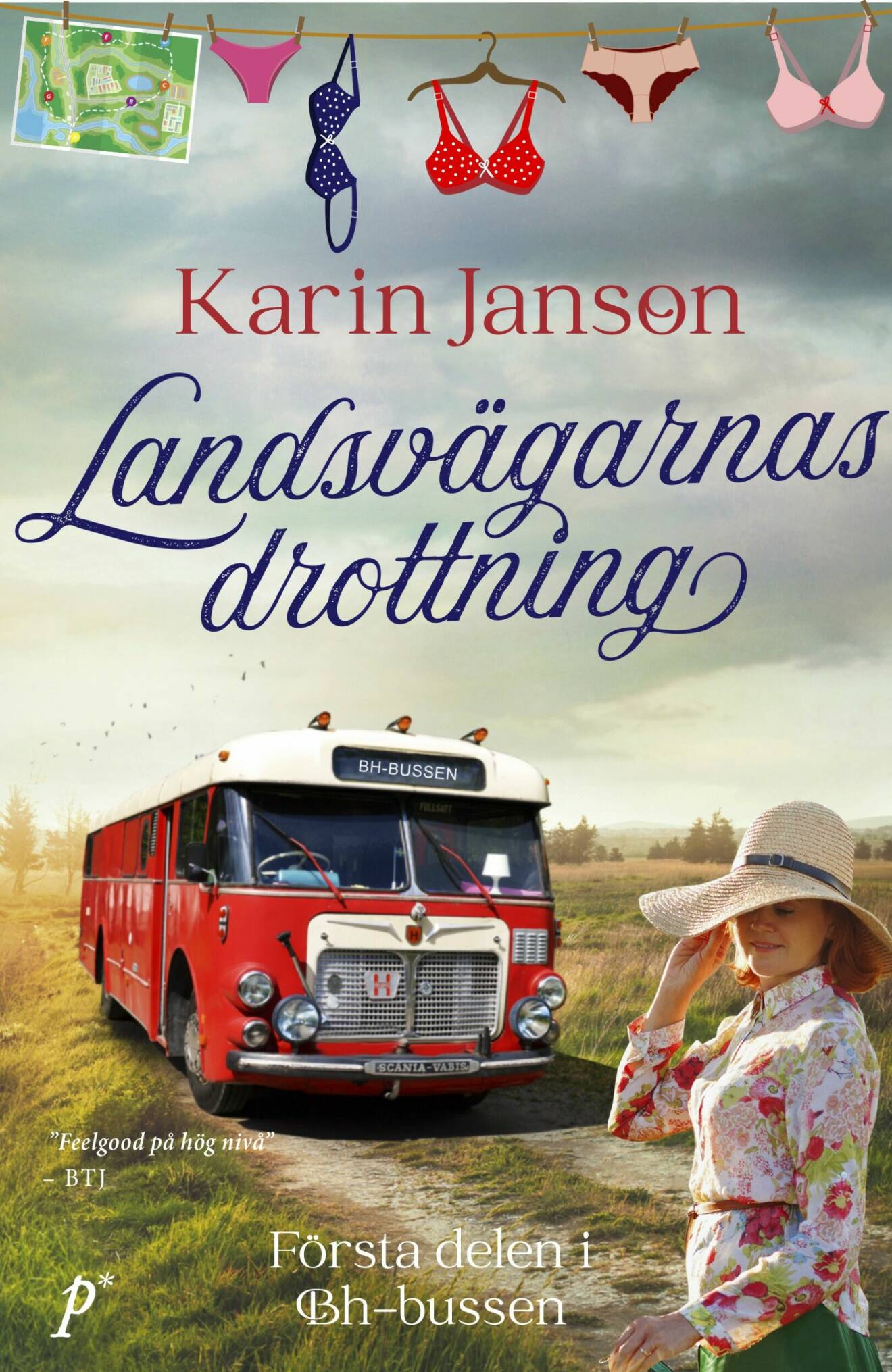 Bokomslag Landsvägarnas drottning av Karin Janson.