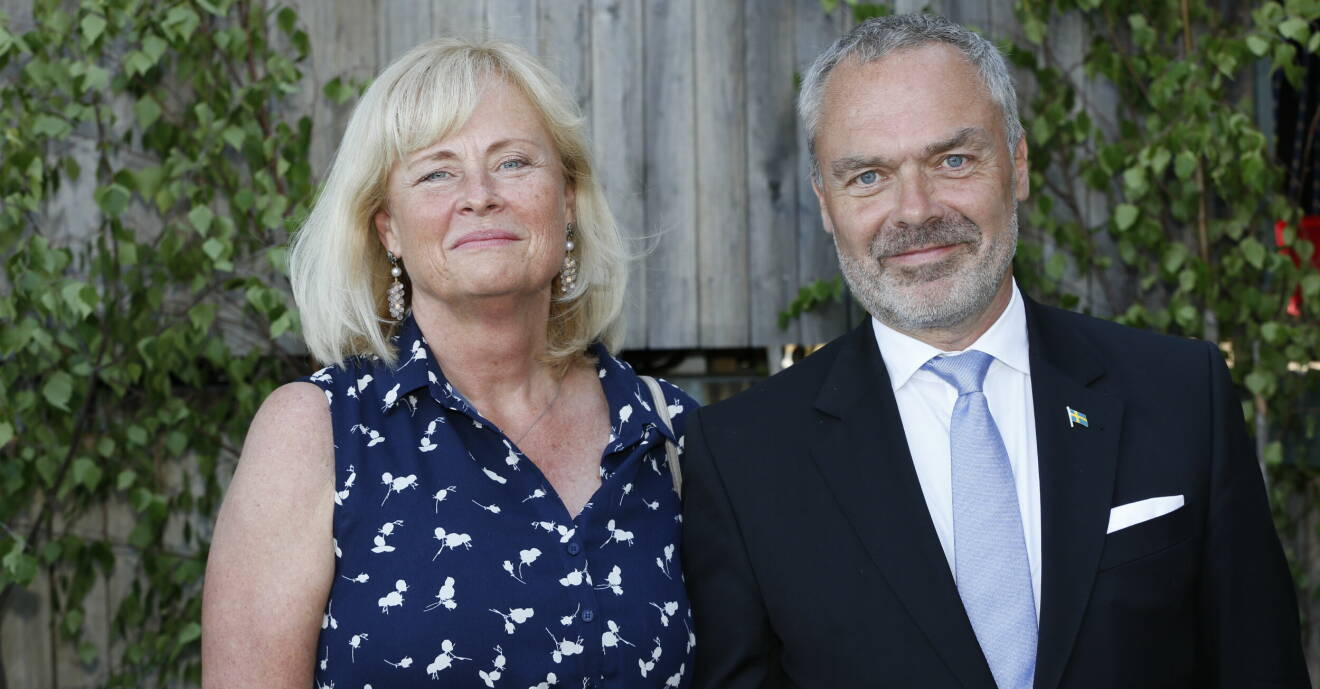 Jan Björklund och hustrun Anette Brifalk.