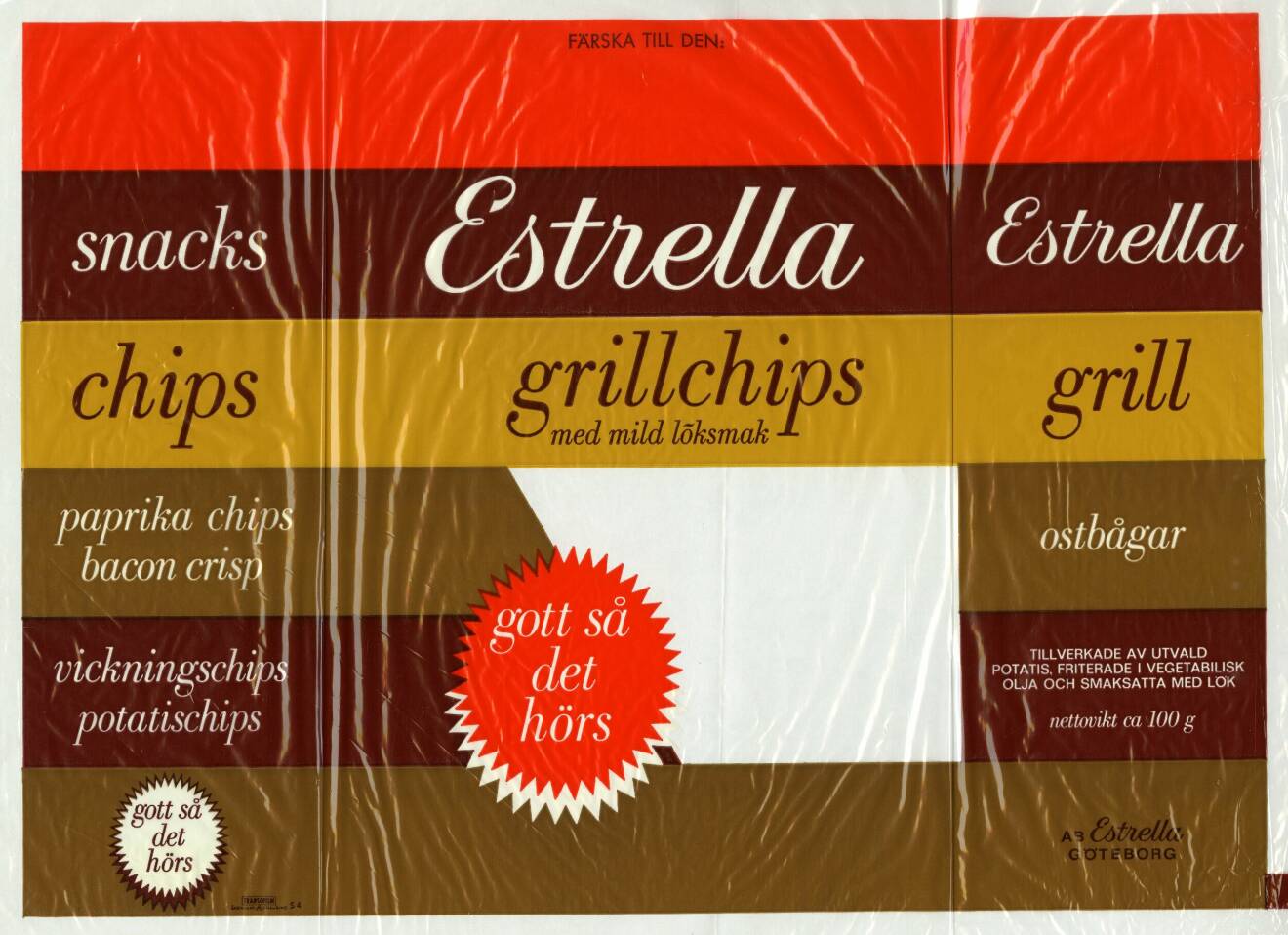 1967 introducerar Estrella grillchips