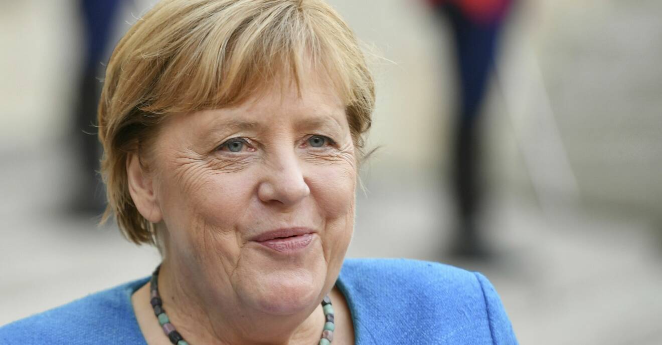 Porträtt av Angela Merkel, en förebild för många.