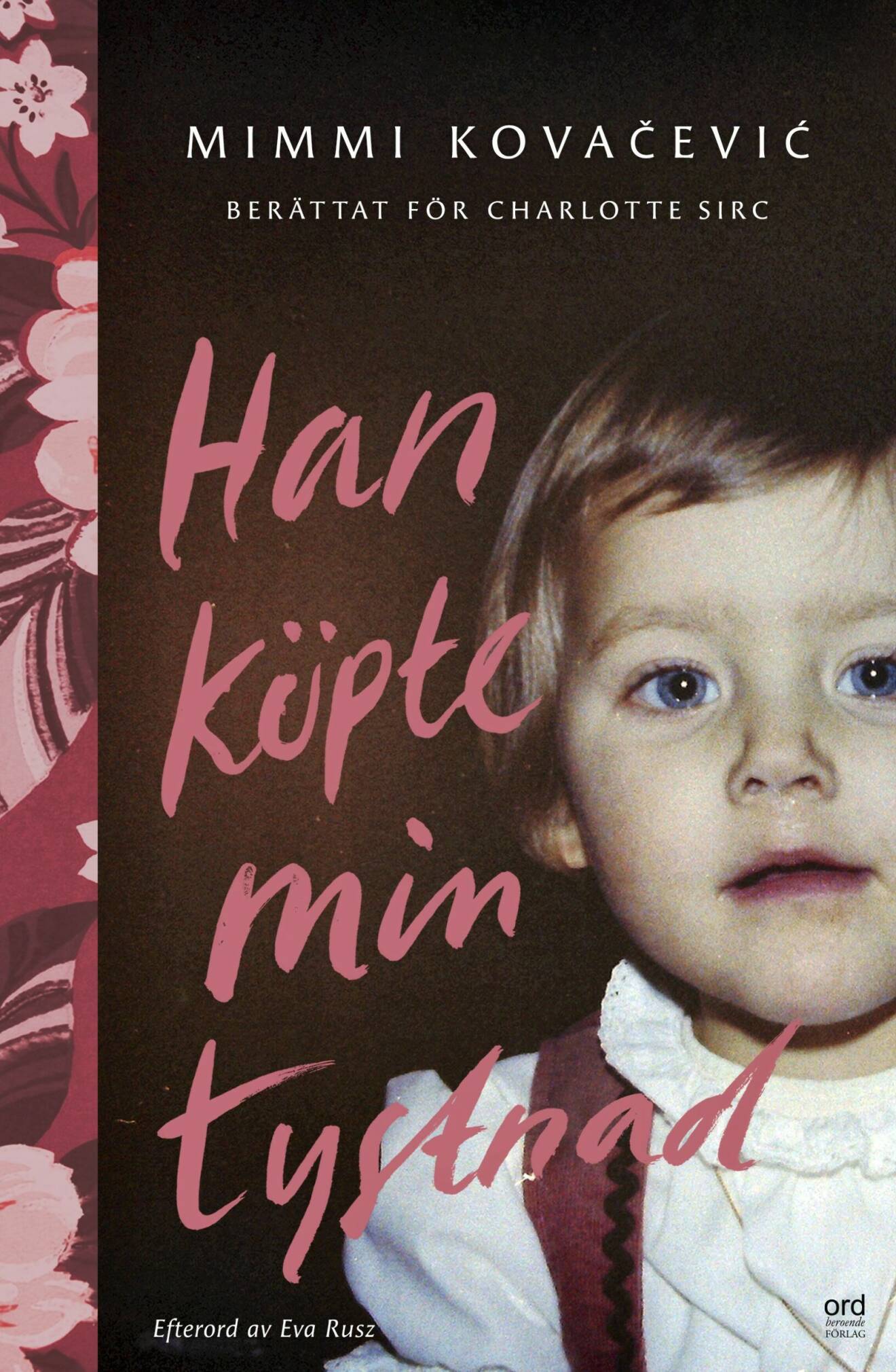 Omslaget på Mimmis bok med liten allvarliog flicka.