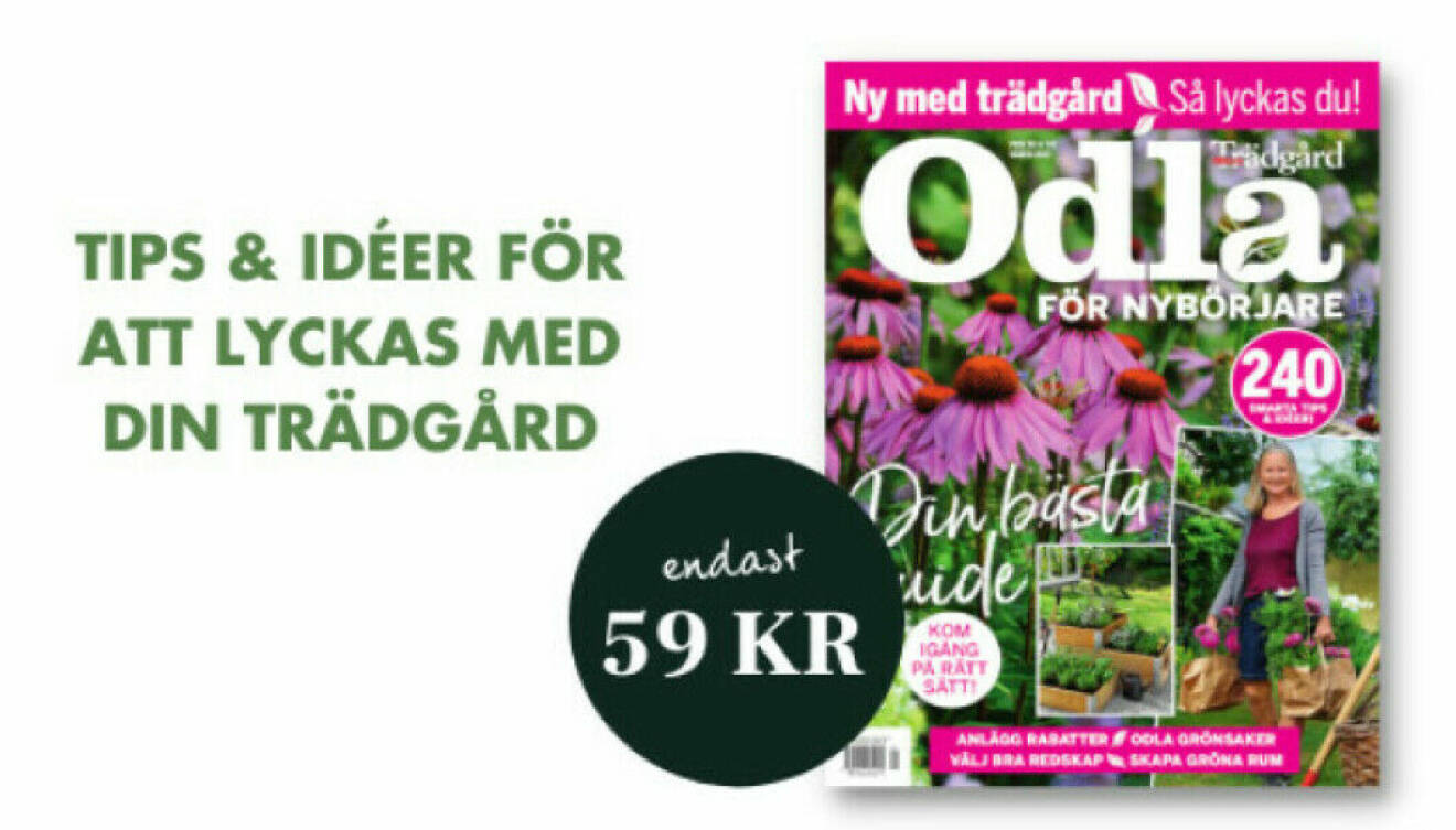 Tidningen Odla för nybörjare.