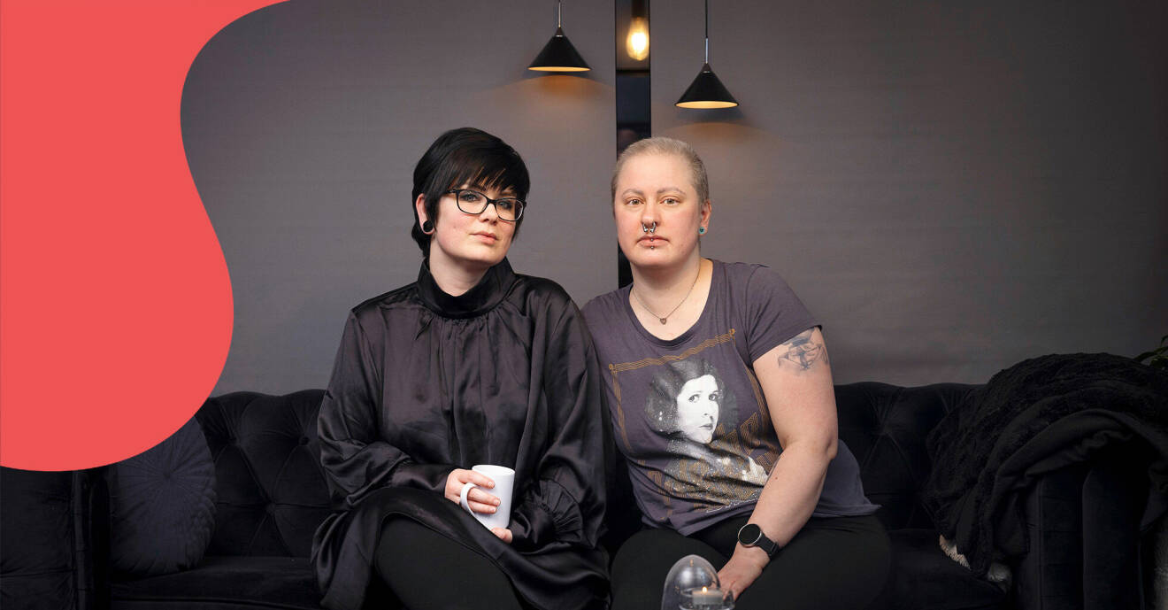 Två systrar som båda fick bröstcancer.
