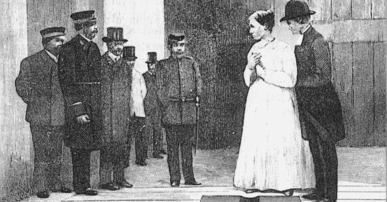 Avrättningen av Anna Månsdotter var bödelns första uppdrag på jobbet.