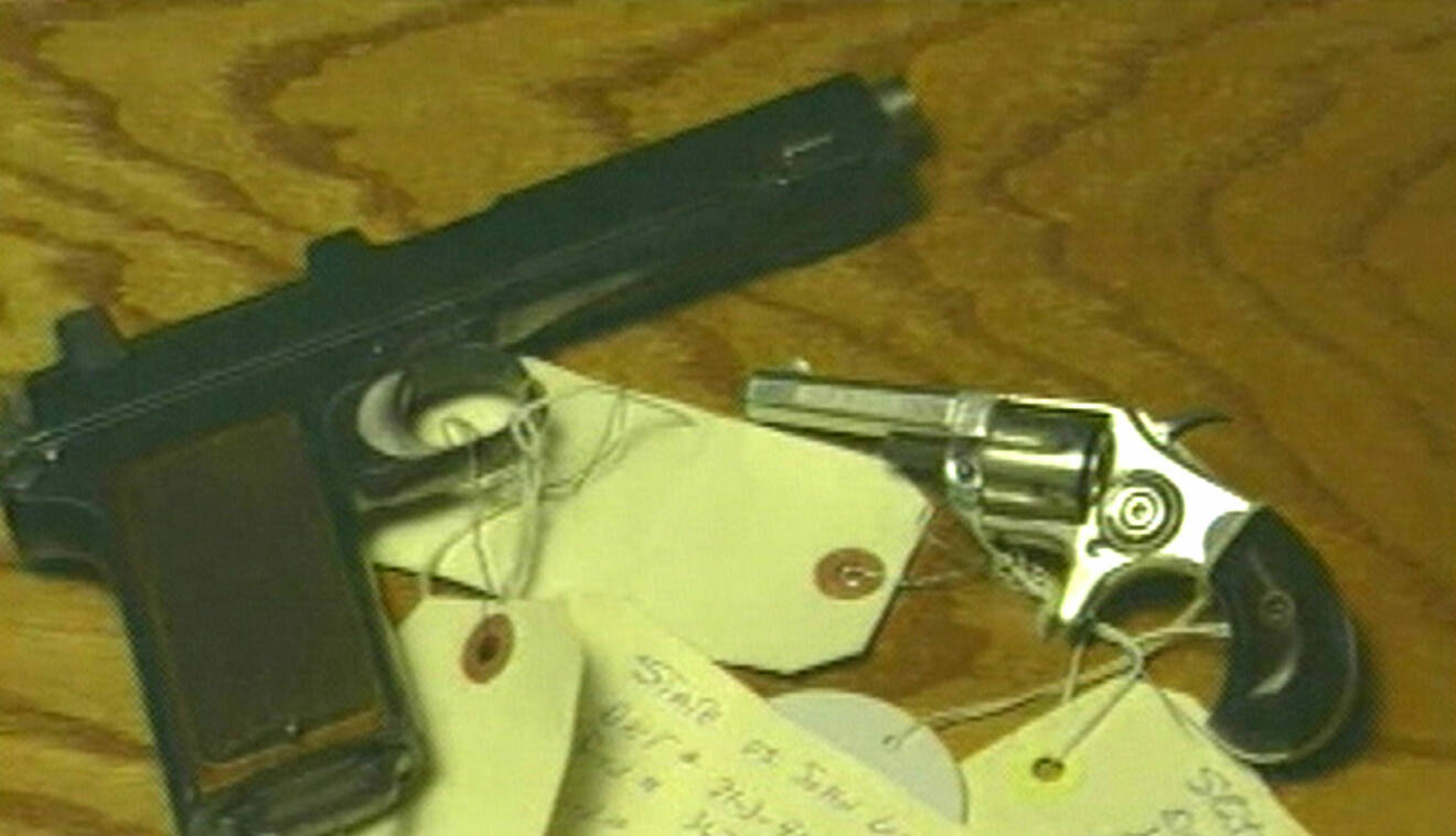Vapnen John List använde för att mörda familjen.