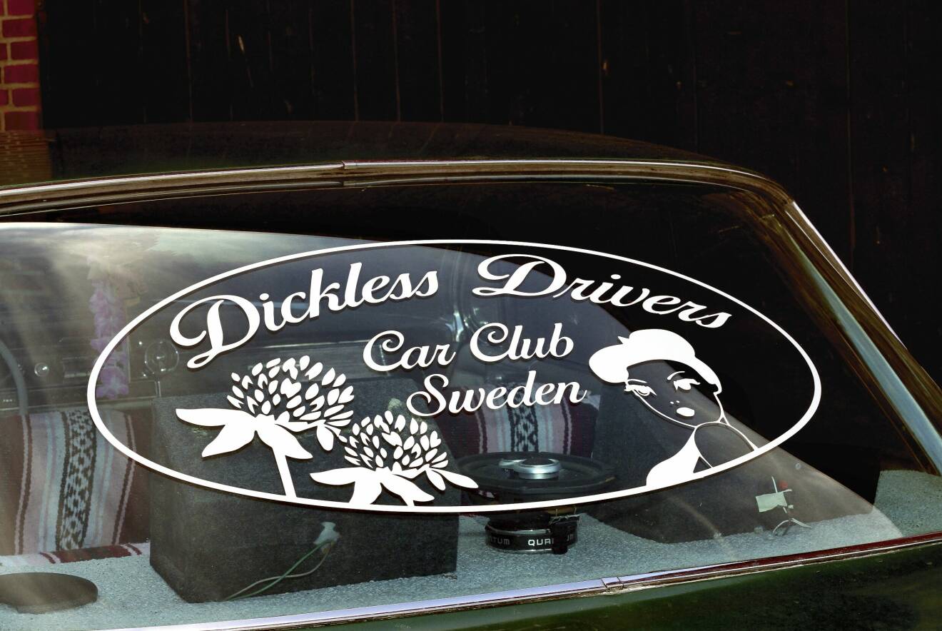 Dickless Drivers emblem.