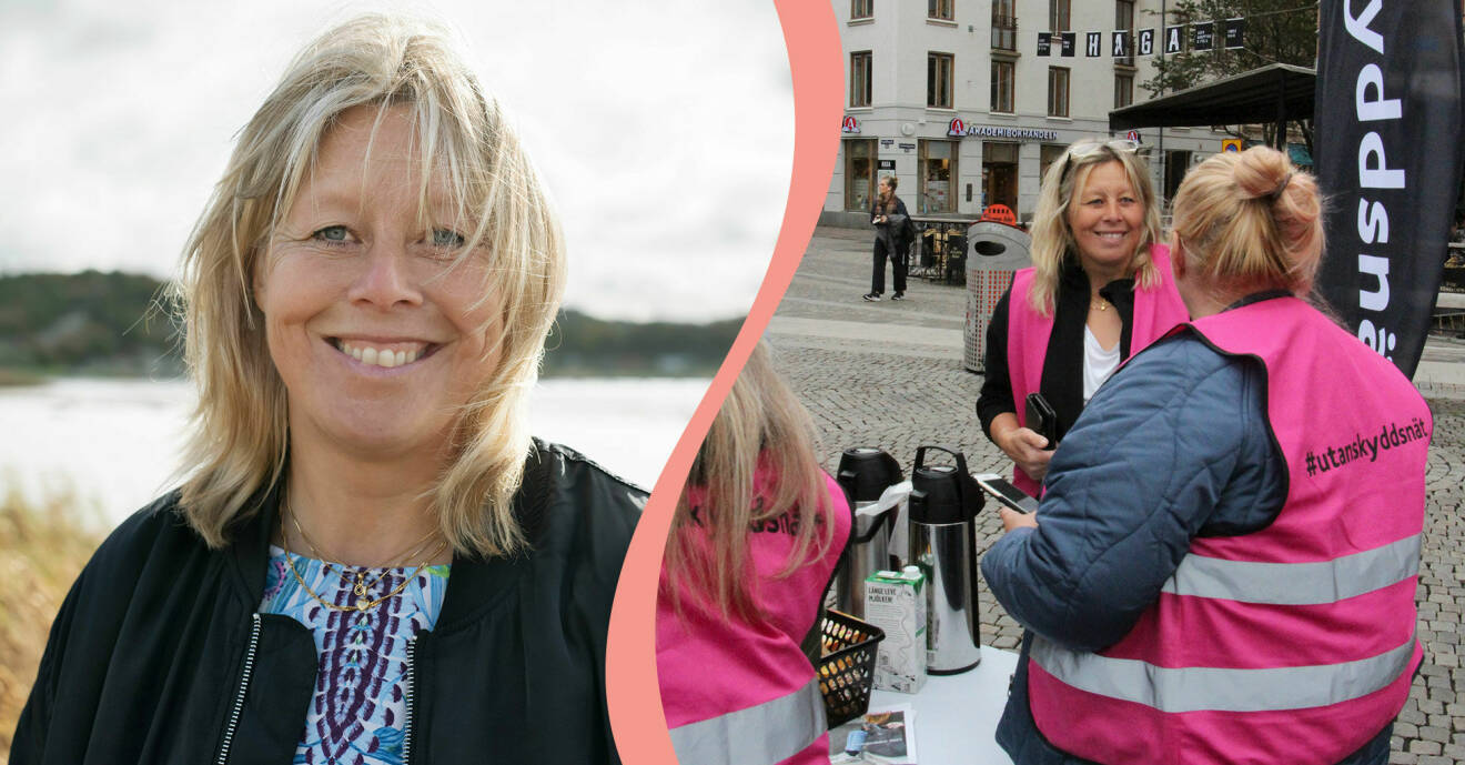 Linda Johansson är aktiv i nätverket #utanskyddsnät