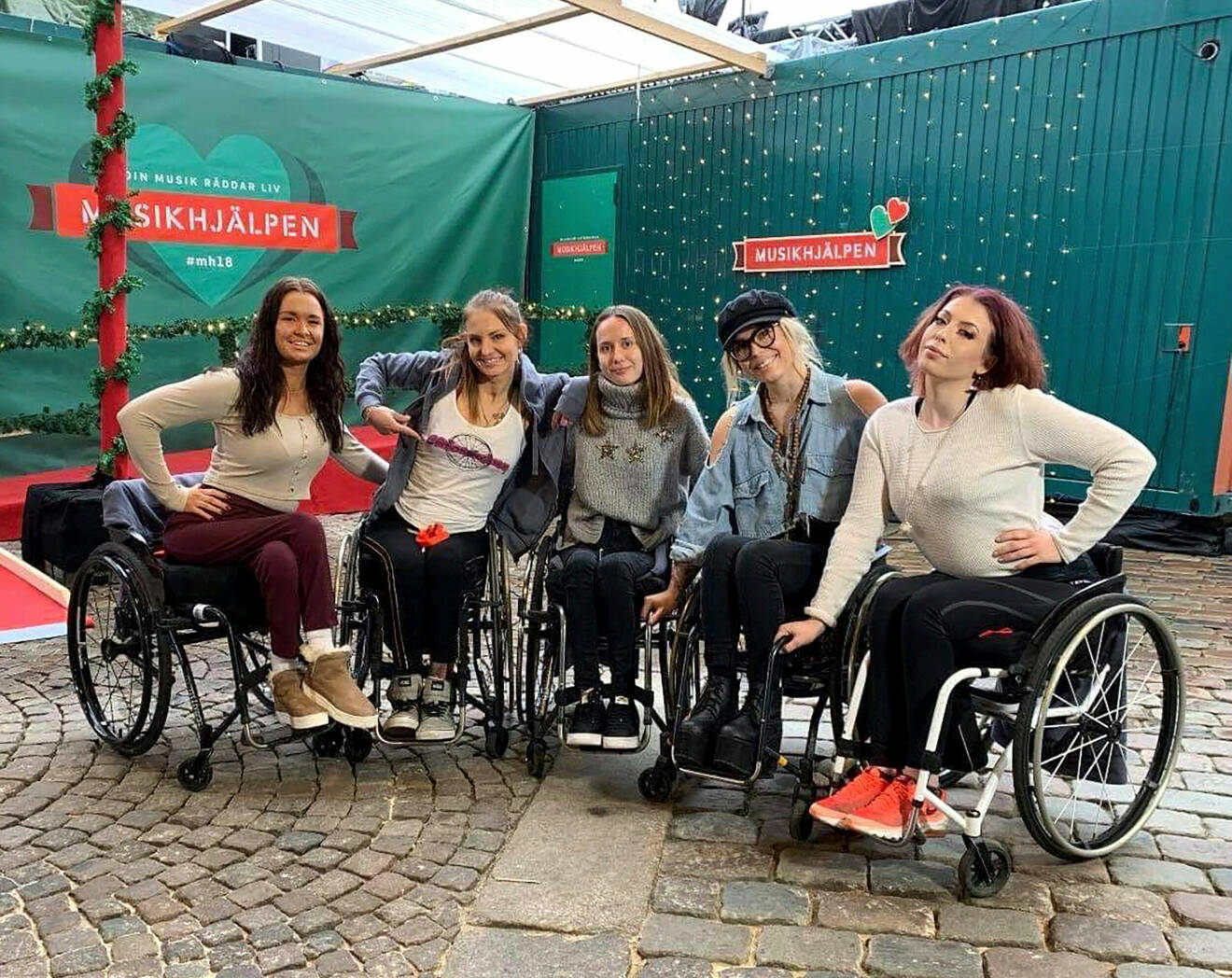 ”Girls on Wheels” på Musikhjälpen i Lund 2018