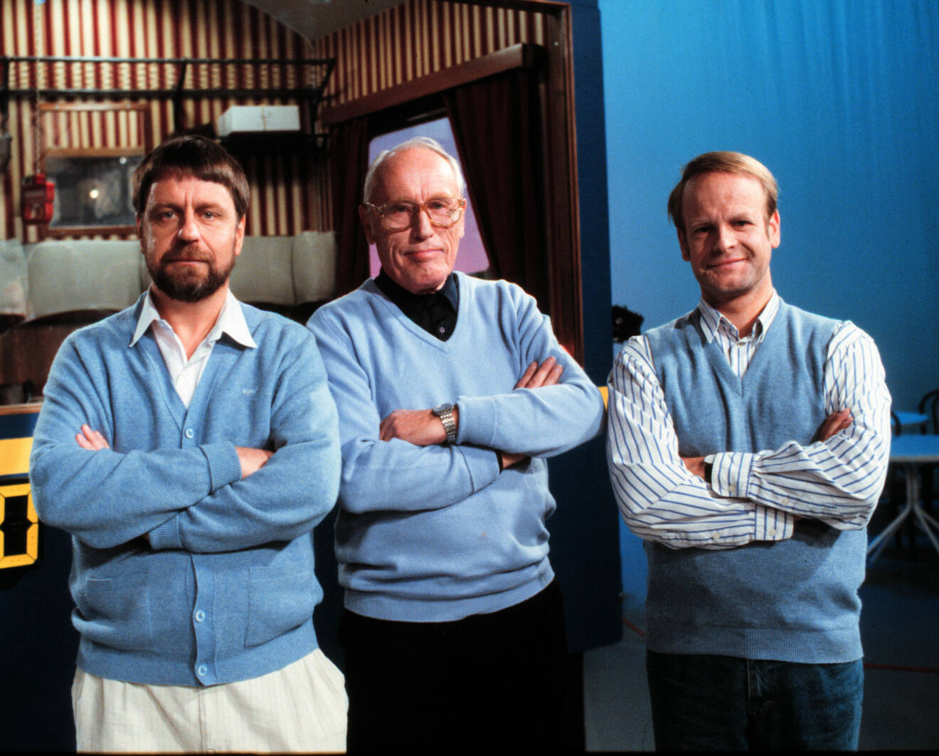 Vinnarna av På spåret 1988, Björn Hellberg , Bengt Grive och Mats Strandberg