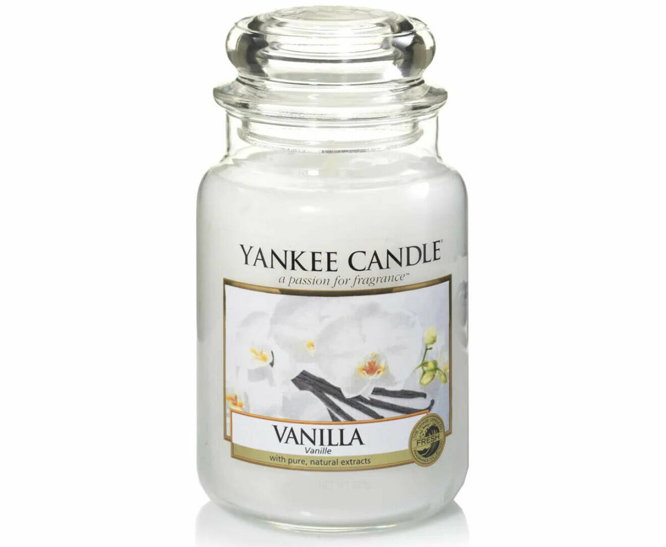 Doftljus med en doft av ren vanilj.