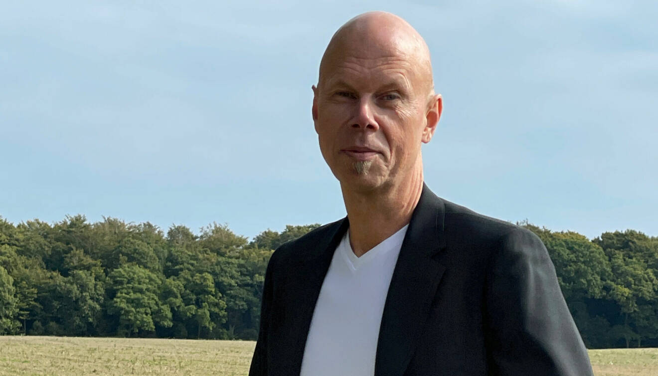 It-konsulten Mattias Jönsson, en av grundarna till techbolaget Fernita. Han har rakat huvud.
