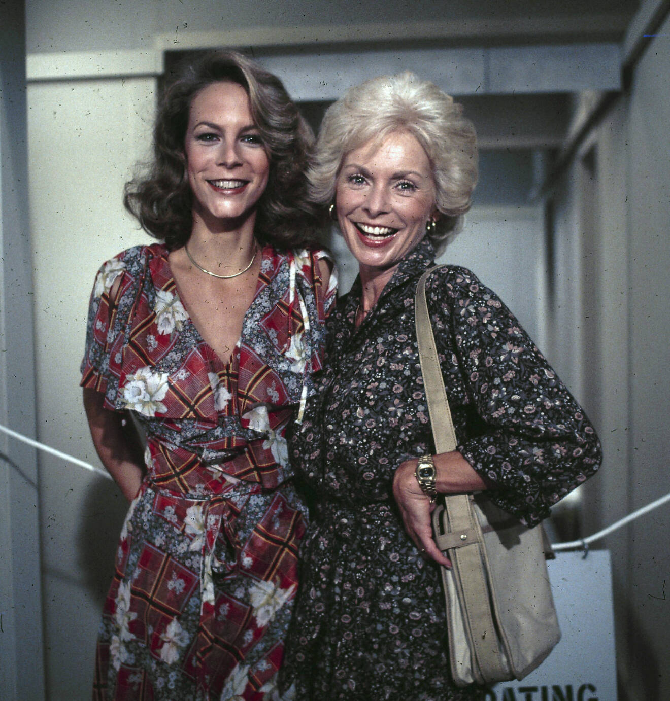 Jamie Lee Curtis och mamma Janet Leigh 1977.