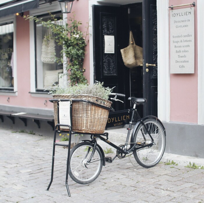 Familjen Kylbergs butik Idyllien ligger i Visby på Gotland.