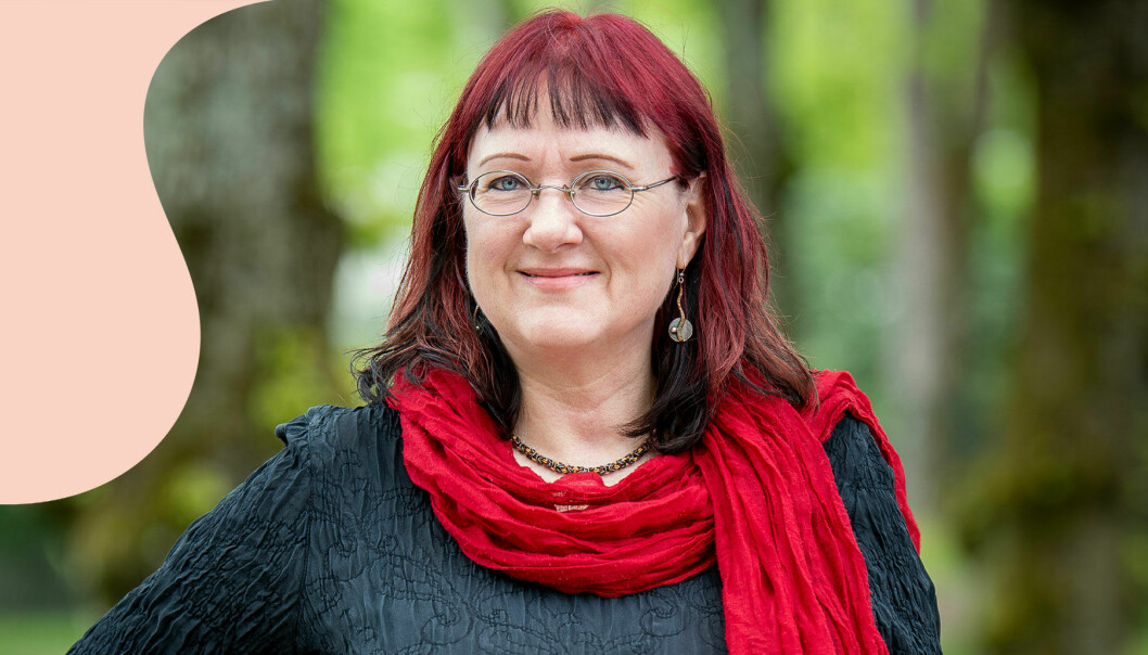 Pressbild på Ingela Wadbring, professor och författare.