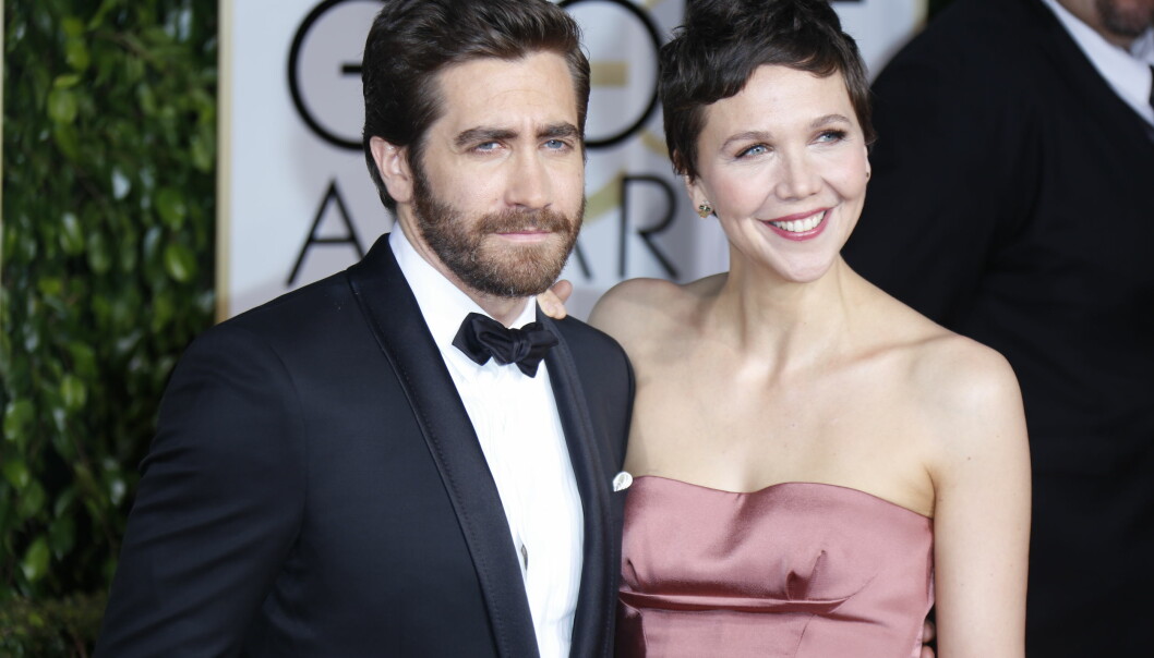 Jake och Maggie Gyllenhaal härstammar på sin pappas sida från löjtnanten Nils Gunnarsson Haal. Foto: Chris Ashford/Camera press/TT Jake Gyllenhaal och Maggie Gyllenhaal under Golden globes awards.