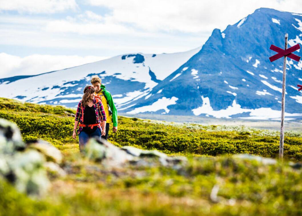 Signaturled Jämtlandstriangeln.