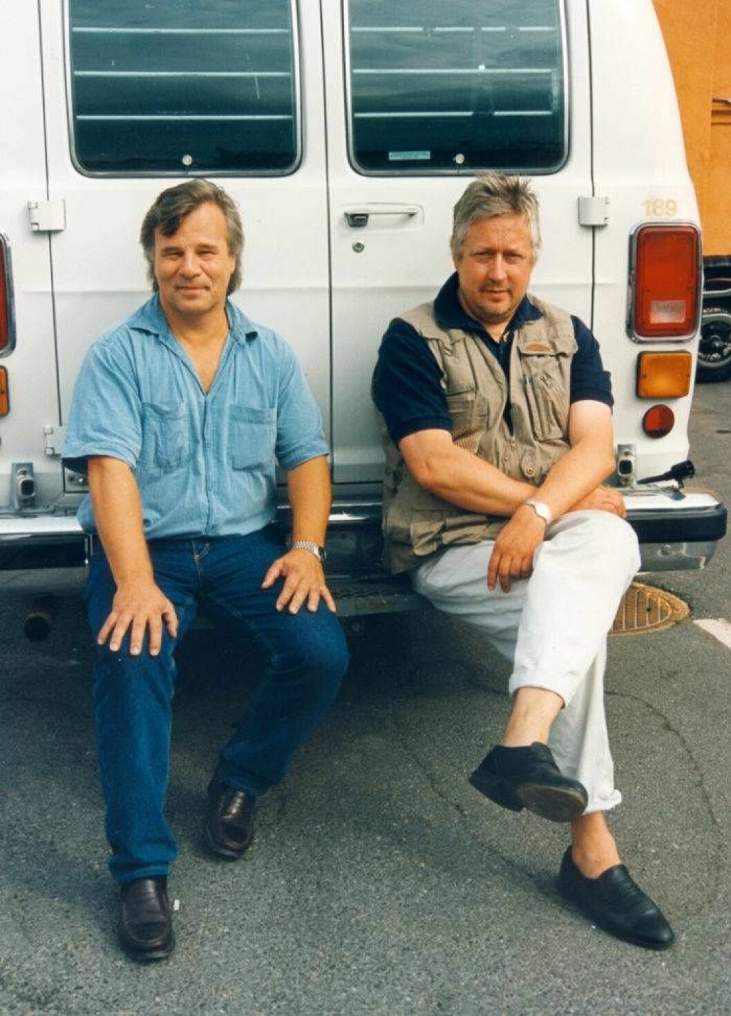 Två av Grabbarna på Fagerhult. Jan Guillou och Leif GW Persson.