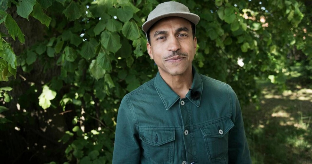Jason "Timbuktu" Diakité uppträder i Allsång på Skansen 25 juni 2019.