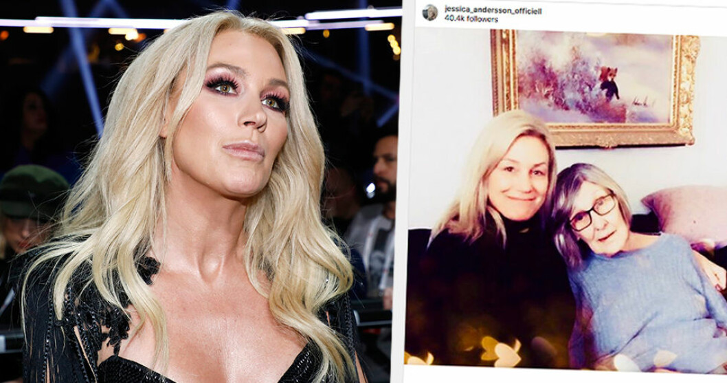 Jessica Anderssons mamma död.