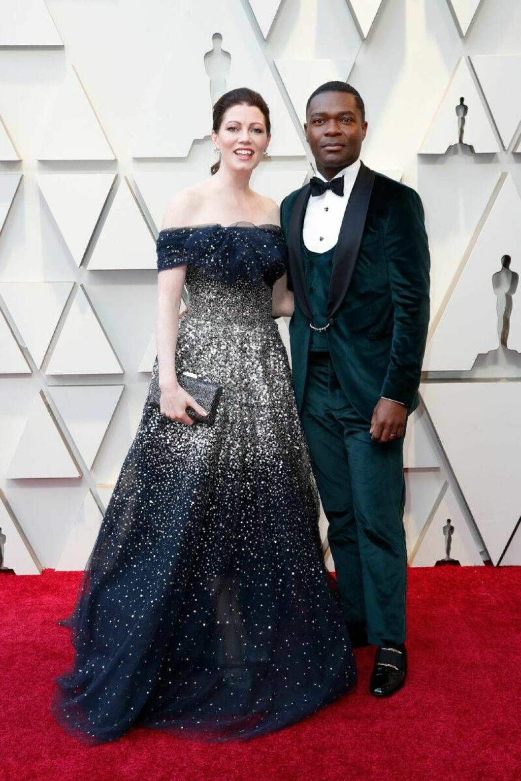 Jessica Oyelowo och David Oyelowo på Oscarsgalan 2019
