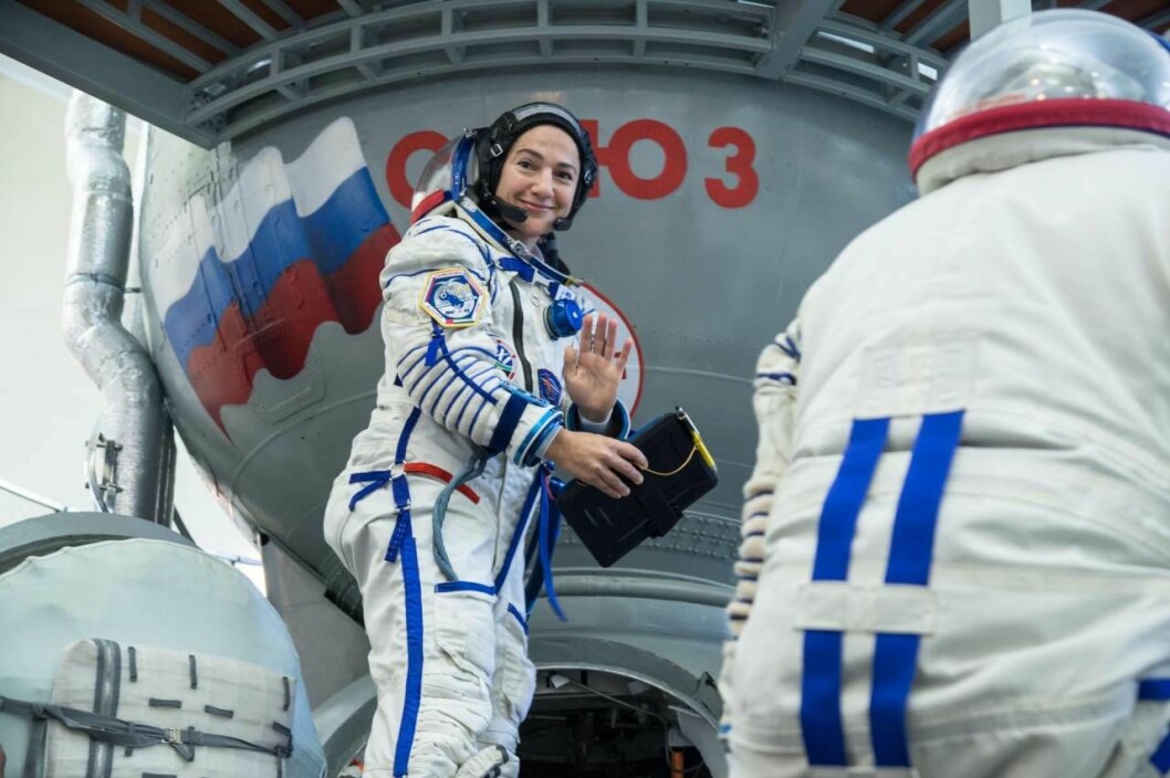 Jessica Meir får vara beredd på att blodkärlen i hennes kropp kan åldras ultrasnabbt i rymden. Foto: Nasa Jessica Meir