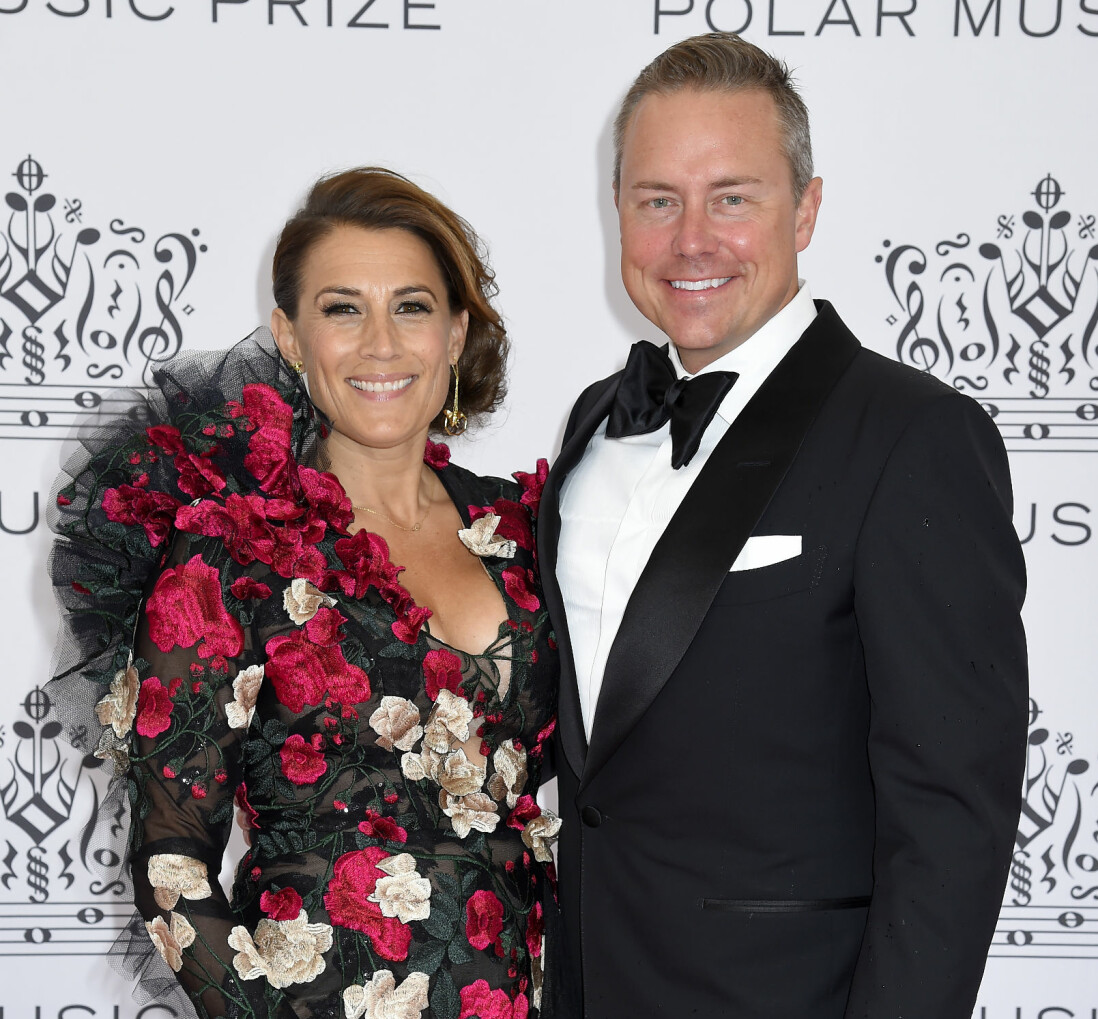 Jill Johnson med kärleken Mattias Elg på röda mattan i samband med utdelningen av Polarpriset 2019. Jill Johnson med kärleken Mattias Elg på röda mattan i samband med utdelningen av Polarpriset 2019.