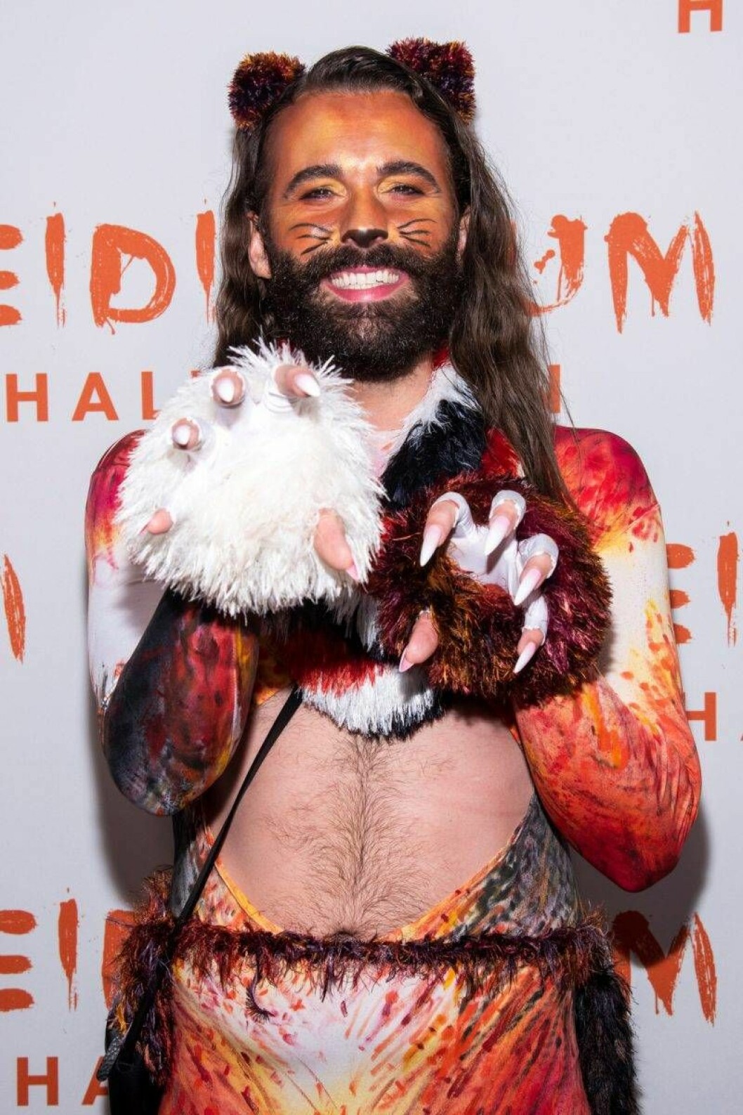 Jonathan Van Ness på Heidi Klums halloweenfest 2019