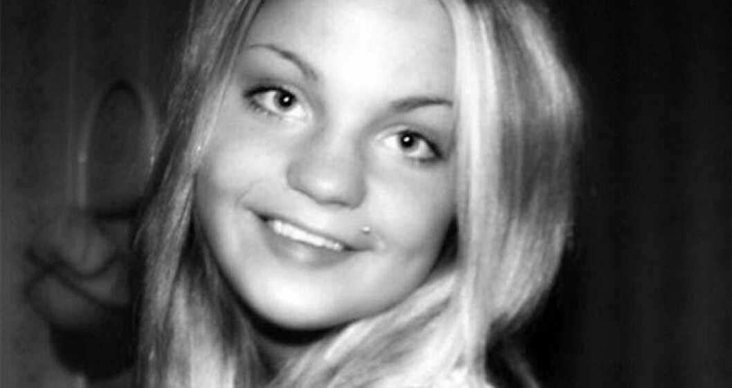 Jonna Lundell som tonåring.