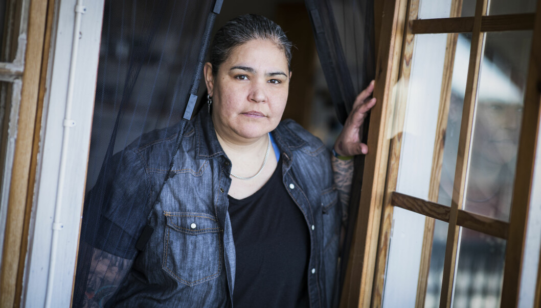 I dag bor Josselin i Uppsala tillsammans med sambon Johanna. Det har tagit många år för henne att förlåta sina föräldrar för det de utsatte henne och syskonen för. Foto: Veronica Kindblad Josselin Freytes Peña i Uppsala.
