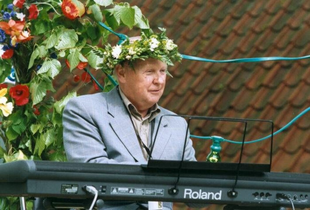 John Pohlman sommarpratade 2004 och passade givetvis på att jazza loss under presentationerna. Bild.:IBL John Pohlman sommarpratade 2004 och passade givetvis på att jazza loss under presentationerna.