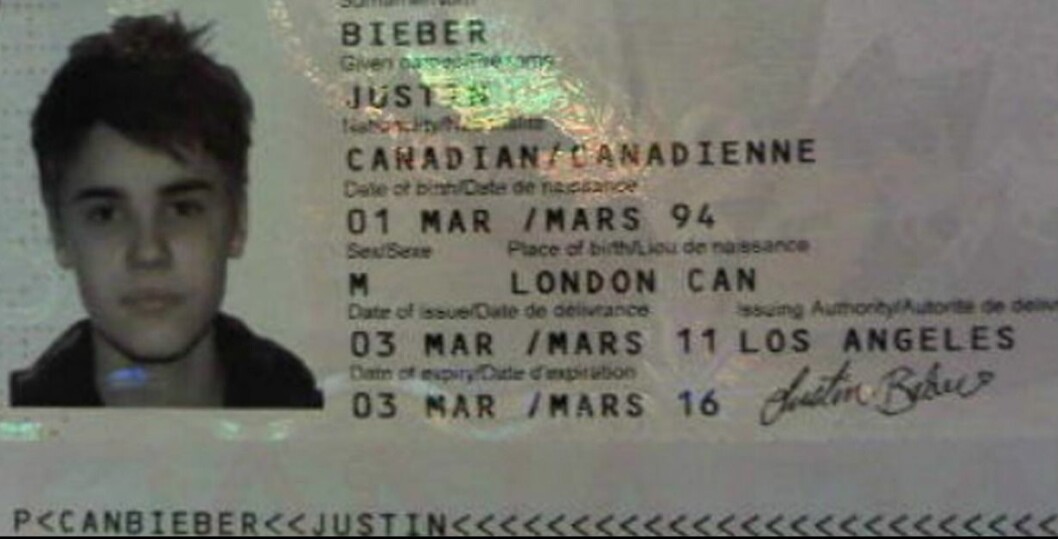justin biebers pass