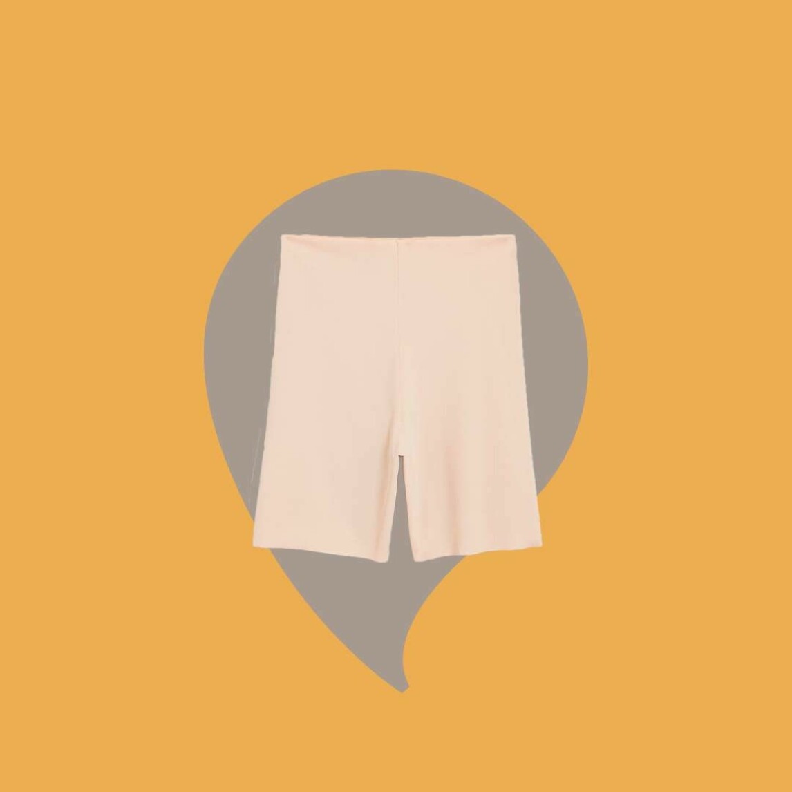 Beige shortstrosor från Kappahl