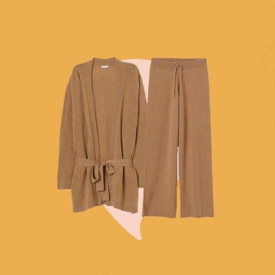 Kashmirkläder från H&M till en nybliven mamma