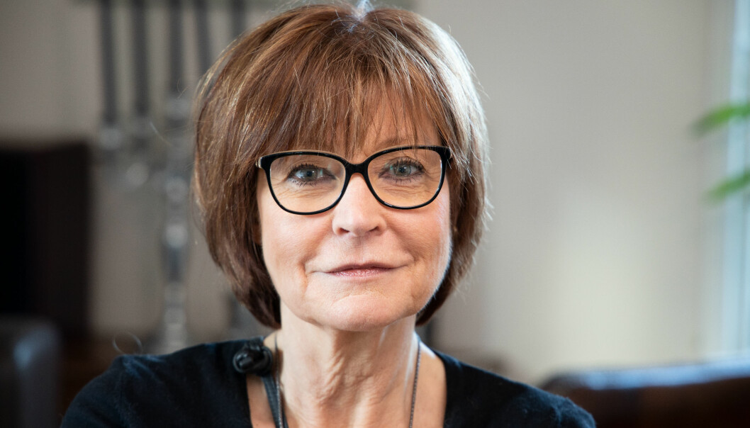 Katharina Berggren har länge kämpat med de skador hon fick under sin förlossning i början av 1980-talet. Katharina Berggren i sitt hem i Helsingborg.