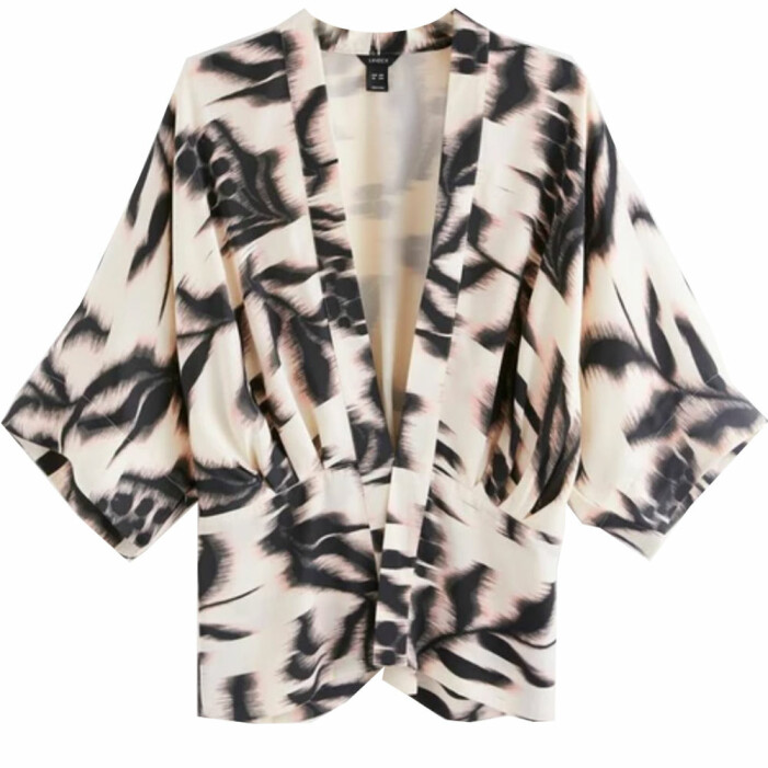 mönstrad kimono från Lindex