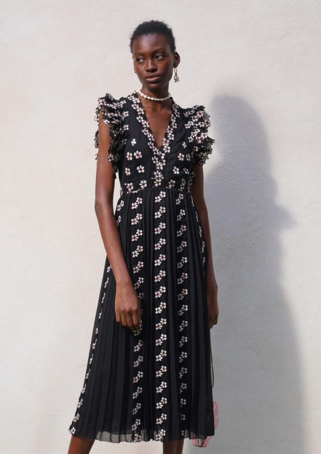 Victorias klänning – från H&M:s samarbete med Giambattista Valli. Giambattista Valli x H&M klänning.