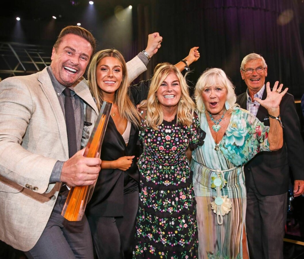 <em>Wahlgrens värld</em> vann Kristallenpriset Årets program 2018. Foto: Sören Andersson/TT Wahlgrens värld vann kristallenpris 2018