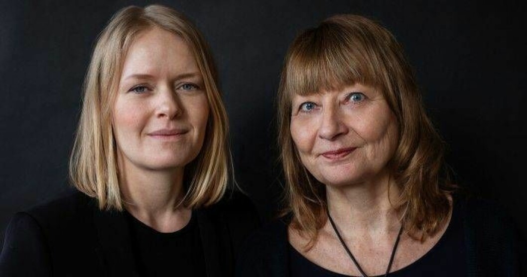 Kristina Edblom och Kerstin Weigl har skrivit boken I händelse av min död. Foto: Sofia Runarsdotter/Natur & Kultur Kristina Edblom och Kerstin Weigl har skrivit boken I händelse av min död