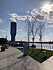 Kula Belgrad på Sava promenaden i Belgrad