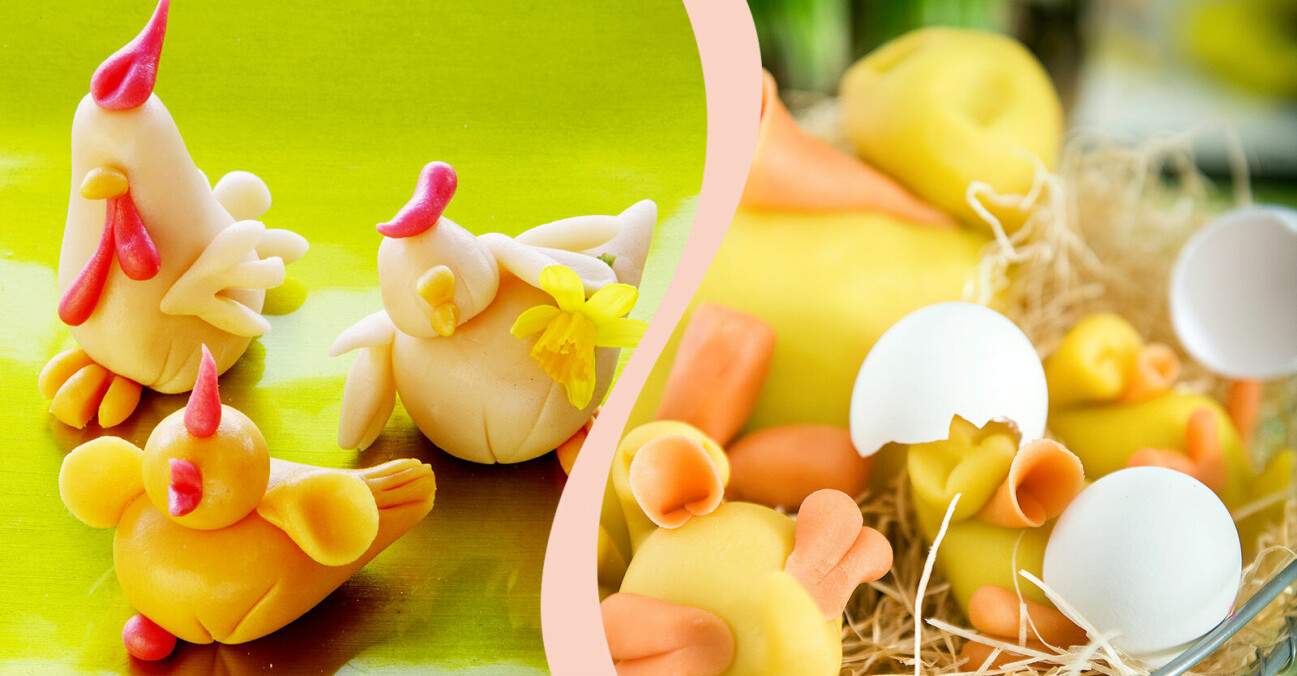 gör egna marsipankycklingar till påsk – sötaste påskkycklingarna