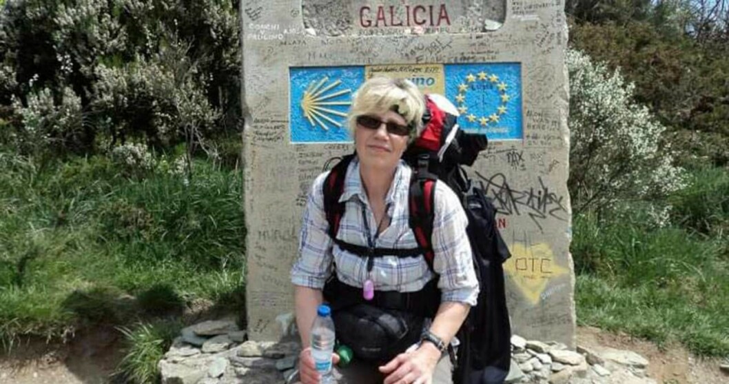 Laila förverkligade drömmen att gå pilgrimsleden el Camino i Spanien 2012. Foto: Privat