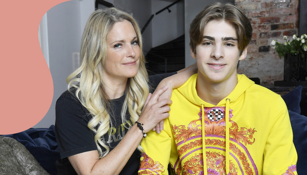 Laila Bagge våndas över att äldsta sonen Liam Pitts snart ska lämna boet. Och inte bara det, han kommer i framtiden befinna sig på andra sidan Atlanten.