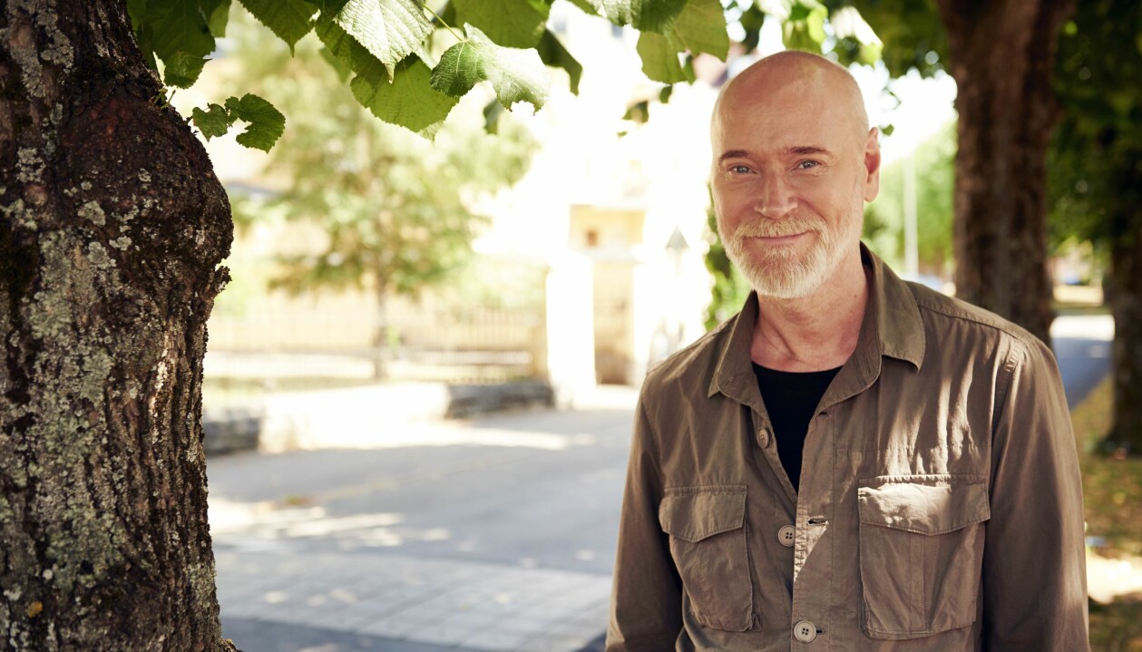 Skövde har en speciell plats i Lars Wallins hjärta. Foto: Thommy Hvitfeldt Lars Wallin i Skövde.