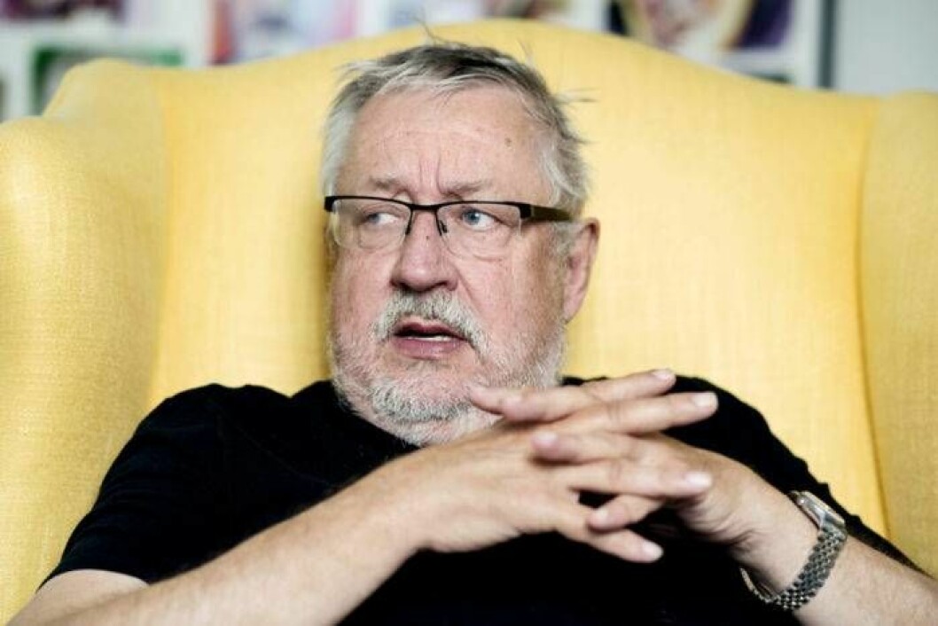 Leif GW Persson har spikat ihop grundstommen till den nya tv-serien <em>Det som göms i snö</em> tillsammans med manusförfattarna Aron Levander och Hans Jörnlind. Foto: IBL Bildbyrå Leif GW Persson.