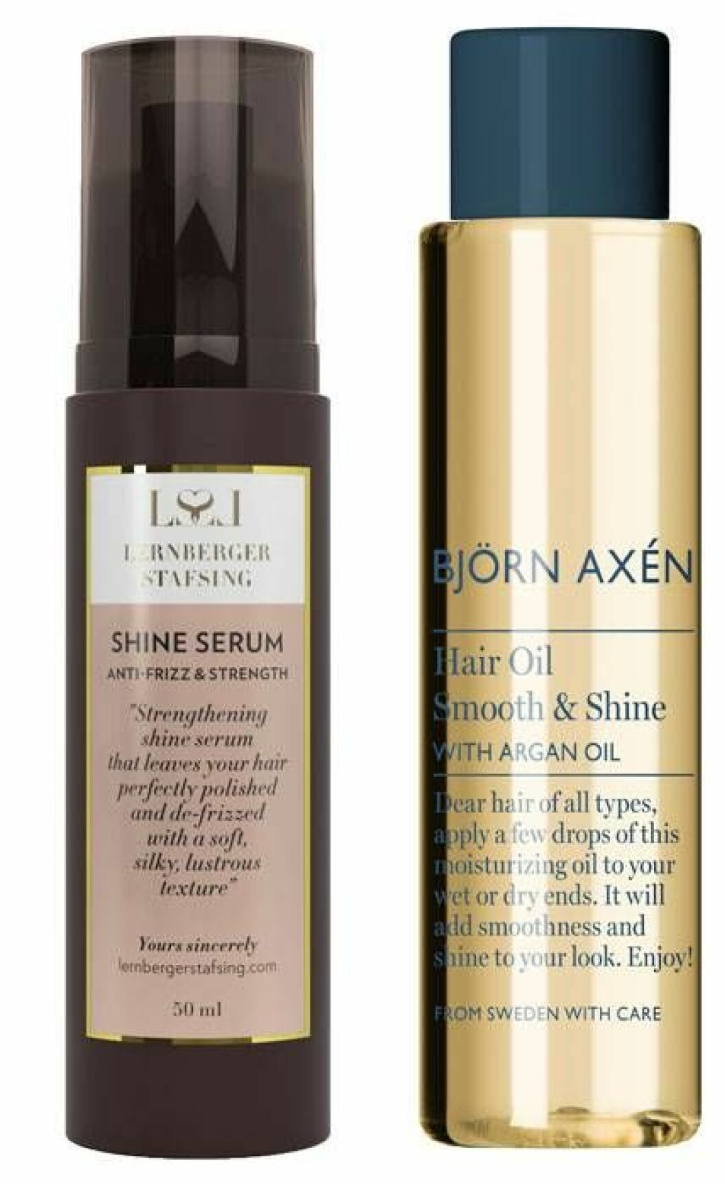 Smooth and shine hair oil från Björn Axén Lernberger Stafsings Shine serum