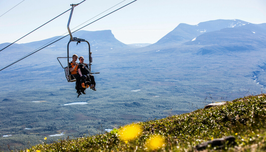 Linbana i fjällen, Nuolja.