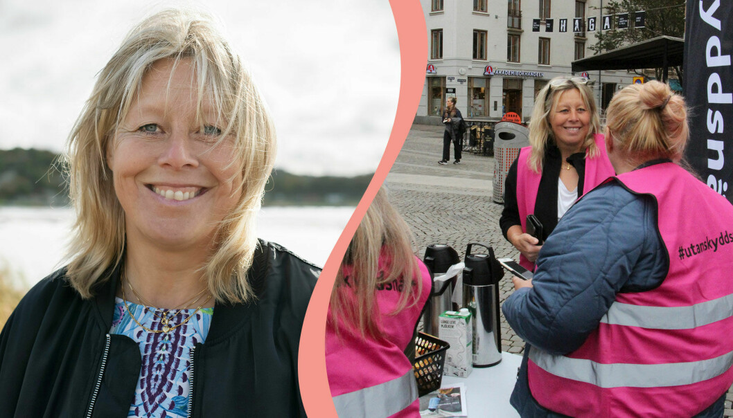 Linda Johansson är aktiv i nätverket #utanskyddsnät