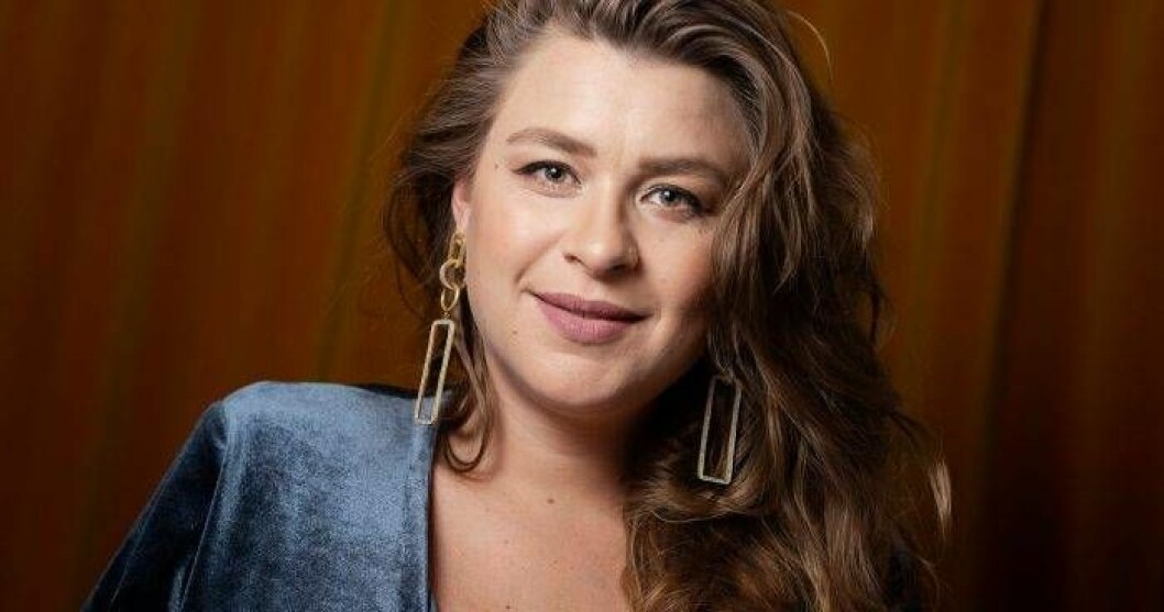 Linnea Henriksson. Foto: Naina Helen Jåma/TT Linnea Henriksson på Elle-galan 2019.