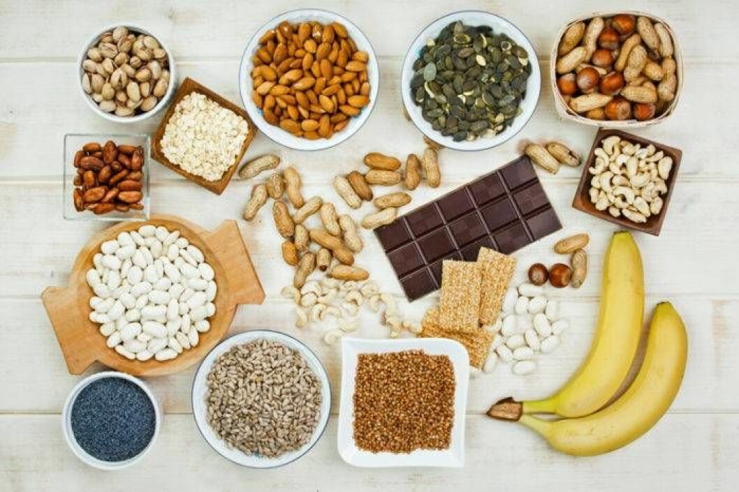 Livsmedel som innehåller magnesium