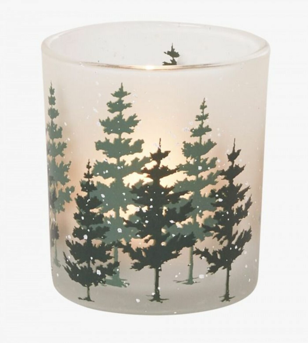 Ljuslykta i glas från Hemtex